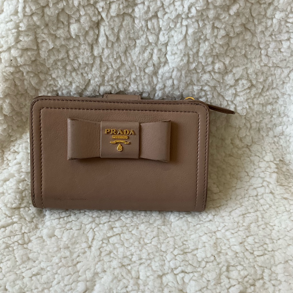 Prada Ribbon Vitello Leather